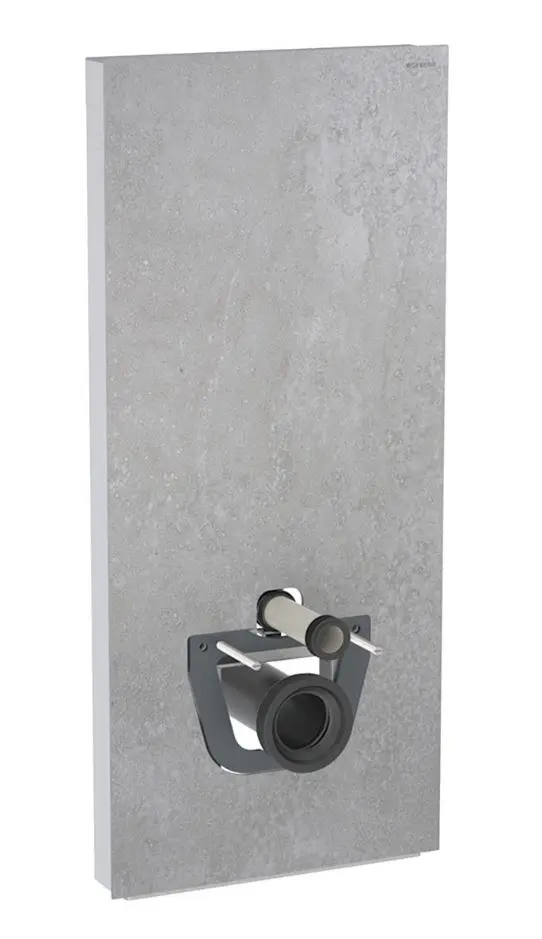 Geberit Monolith Plus - sanitārais modulis sienas WC, 114 cm, pieslēgums apakšā, betona izskats 131.231.JV.7
