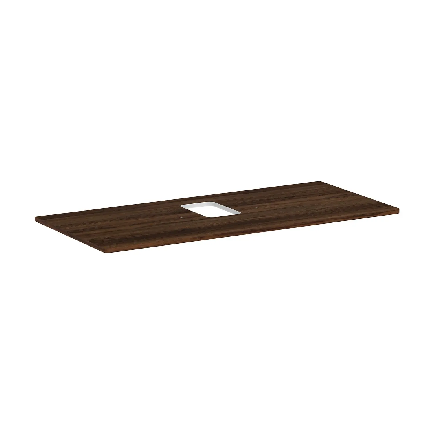 Hansgrohe Xelu Q - izlietnes plātne 118x55 cm, izgriezums vidū, tumšs valrieksts 54122630