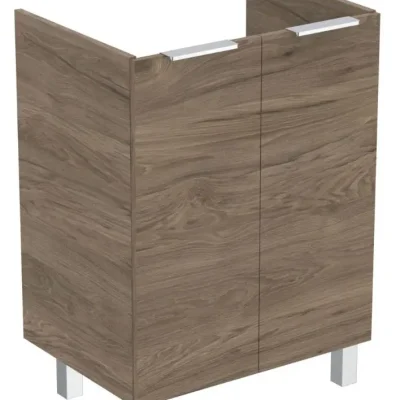 Ideal Standard Eurovit+ - izlietnes apakšskapītis, 84x60x44 cm, 2 durvis, eņģes kreisajā/labajā pusē, valrieksts R0258Y9