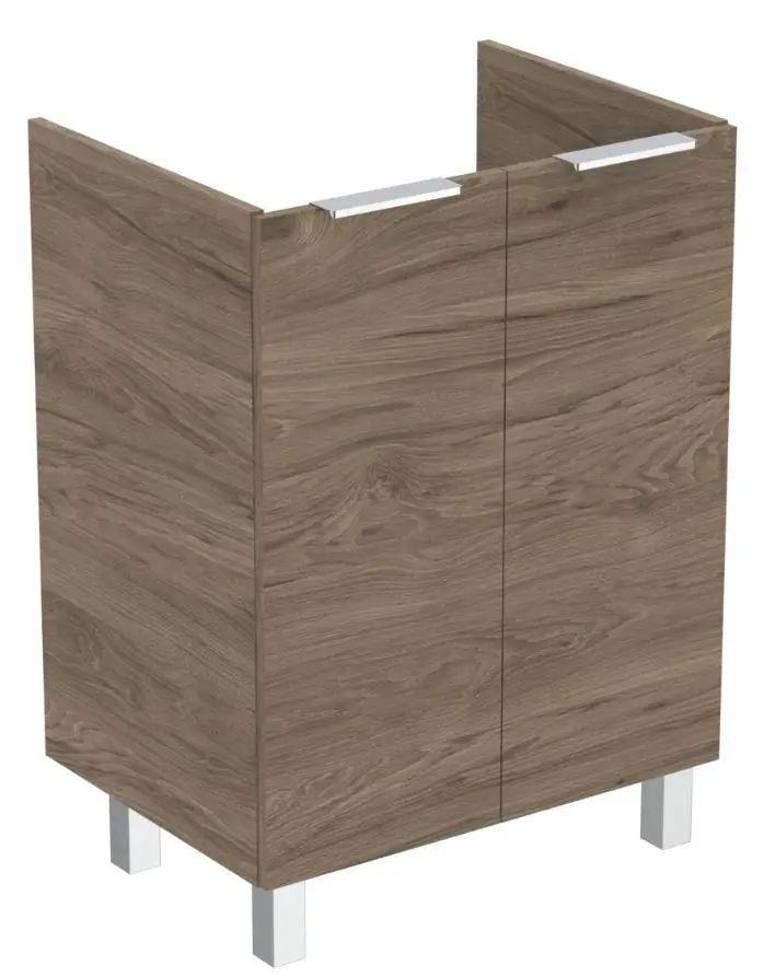 Ideal Standard Eurovit+ - izlietnes apakšskapītis, 84x60x44 cm, 2 durvis, eņģes kreisajā/labajā pusē, valrieksts R0258Y9