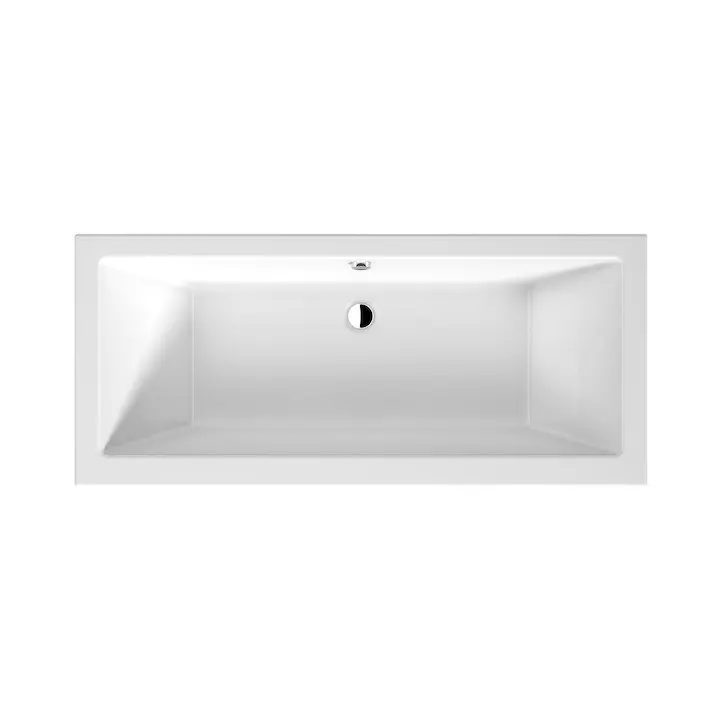 Jika Cubito Pure - vanna 170x75 cm, noteka vidū, balta H2264200000001