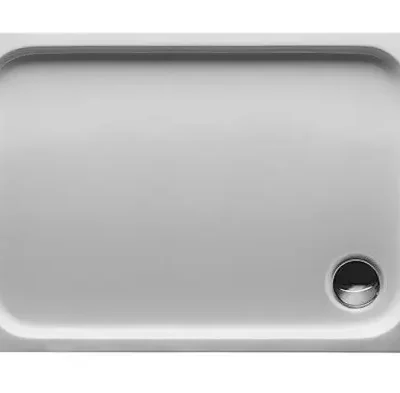 Duravit D-Code - dušas paliktnis 100x70 cm, Alpu balts 720093000000000