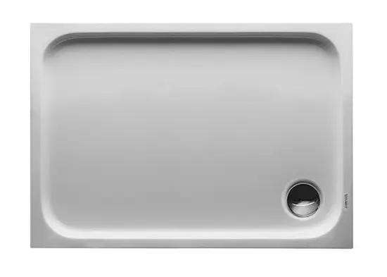 Duravit D-Code - dušas paliktnis 100x70 cm, pretslīdes, alpu balts 720093000000001