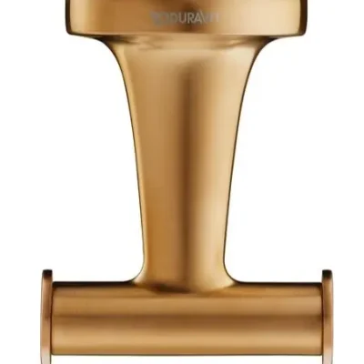 Duravit Starck T - dubultais āķis, birstēta bronza 0099300400