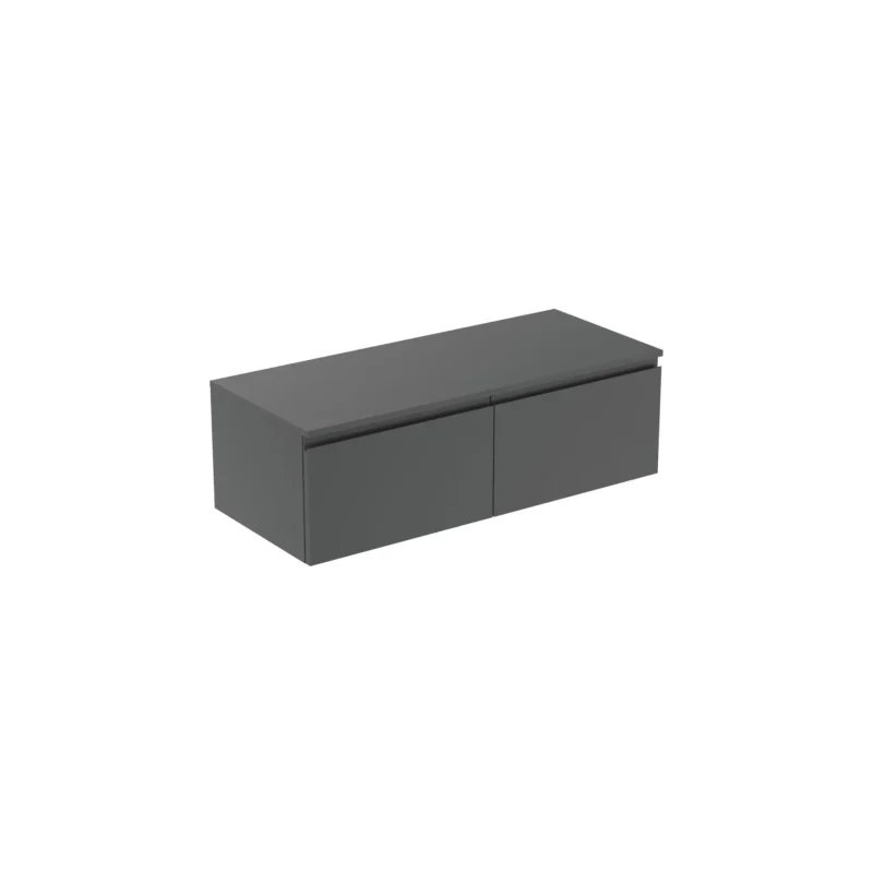 Ideal Standard Finesse - izlietnes skapītis, 120x51x38 cm, 2 atvilktnes, matēti antracīts E3436Y2