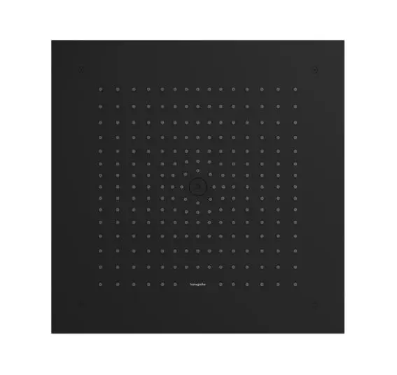 Hansgrohe Raindance E - galvas duša, 40x40 cm, EcoSmart, matēti melns 26253670