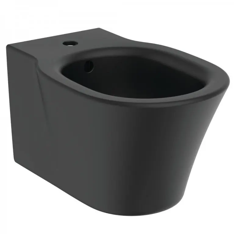 Ideal Standard Connect Air - piekaramais bidē, 1 caurums, melns E0266V3