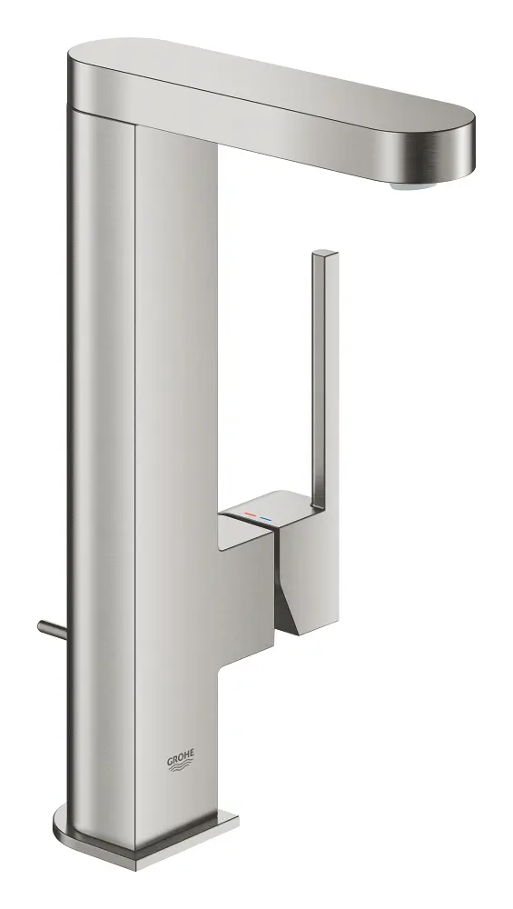 Grohe Plus - izlietnes maisītājs L, ar noteci, Supersteel 23851DC3