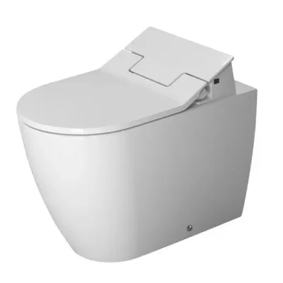 Duravit ME by Starck - grīdas WC SensoWash, ar WonderGliss, alpu balts 21695900001