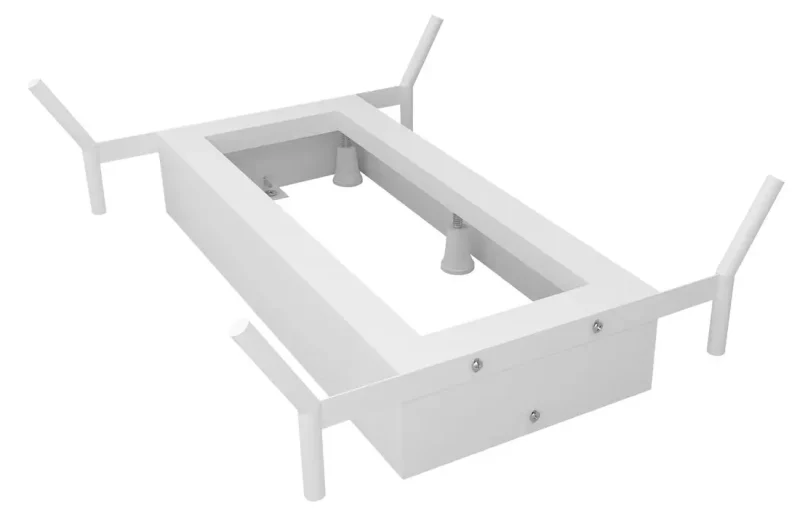 Polysan piederumi - balsta konstrukcija vannai Reduta, 1500 x 750 mm, matēti balta 72830W