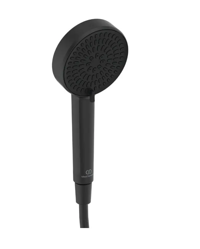 Ideal Standard Idealrain ALU+ - rokas duša, 2 strūklas veidi, zīdaini melns BD990XG