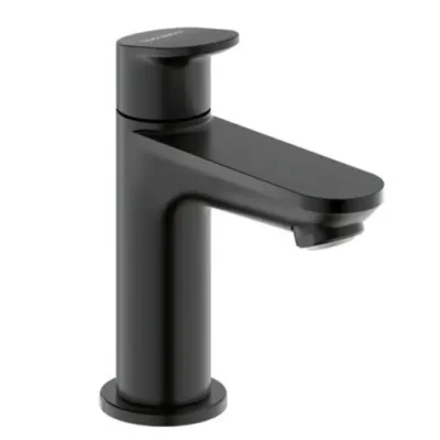 Duravit Wave - izlietnes stāvvārsts, matēti melns WA1080002046