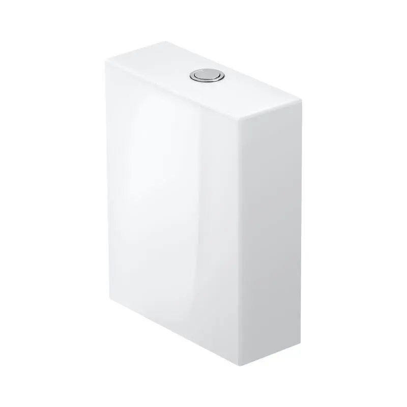 Duravit White Tulip - skalošanas kaste 37x15 cm, pieslēgums pa kreisi, WonderGliss, balta 09331000051