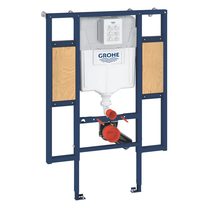 Grohe Rapid SL - elements sienas WC, skalošanas kaste GD2, stiprinājums rokturiem, bezbarjeru 39140000