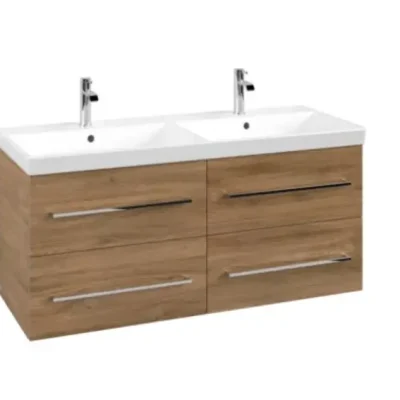 Villeroy & Boch Avento - izlietnes apakšskapis, 118x51x45 cm, 4 atvilktnes, Oak Kansas A89300RH