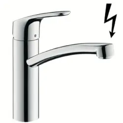 Hansgrohe Focus M41 - virtuves izlietnes vienas sviras maisītājs, hromēts 31804000
