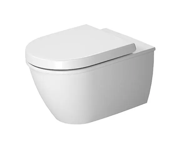 Duravit Darling New - pie sienas stiprināms WC 370x540 mm, ar WonderGliss, balts 25450900001