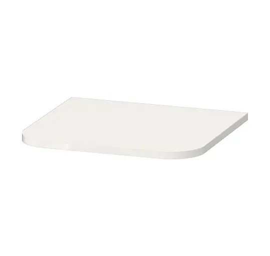 Duravit Happy D.2 Plus - pārsega plāksne skapim, balta augstspīdīga HP030002222
