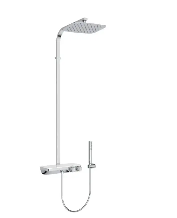 Ideal Standard Ceratherm S200 - dušas komplekts ar termostatu, 30x20 cm, 3 strūklu veidi, hroms A7332AA