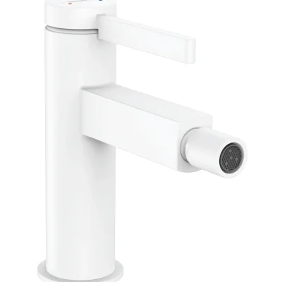Hansgrohe Finoris - bideta maisītājs ar noteces komplektu Push-Open, balts matēts 76200700