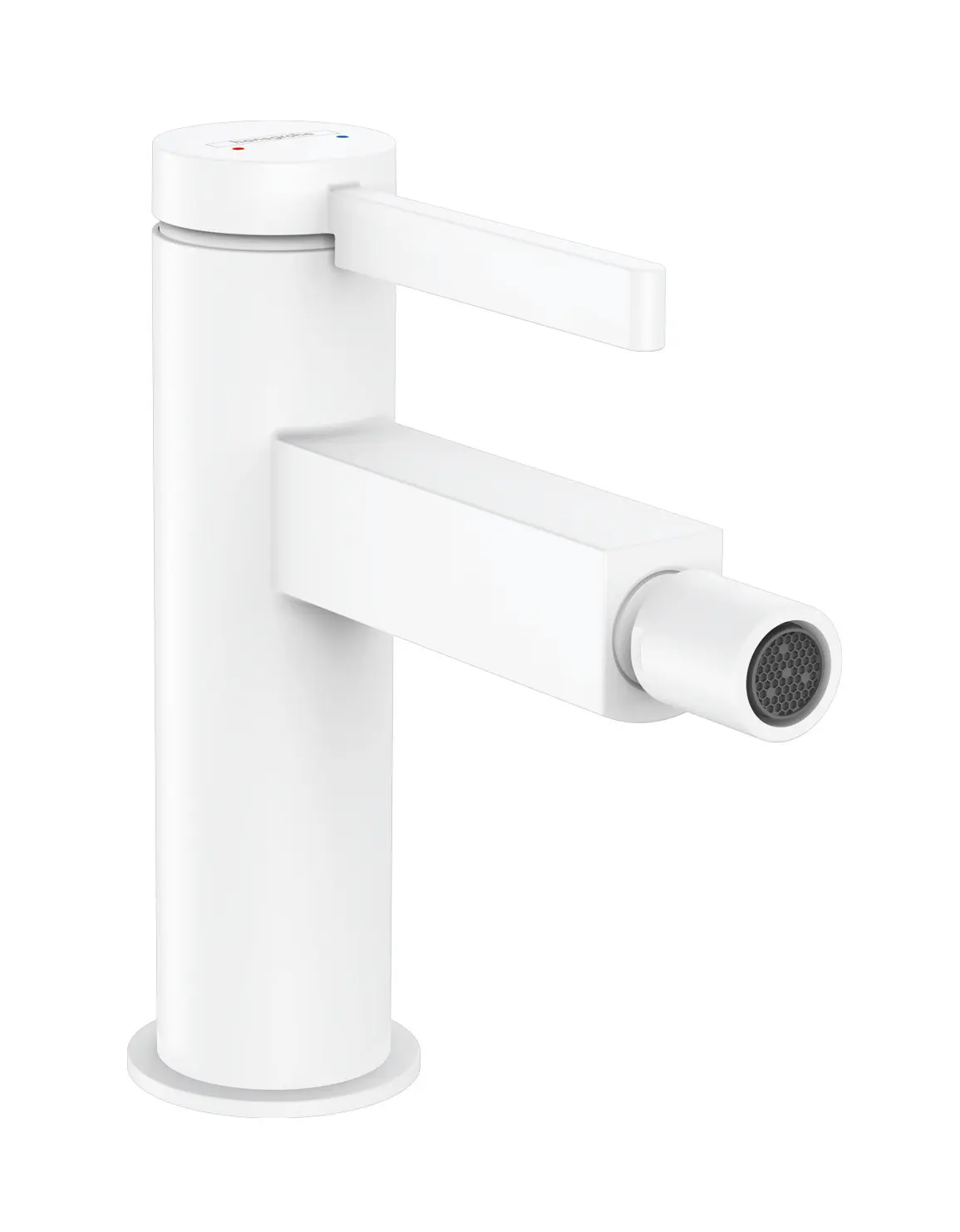 Hansgrohe Finoris - bideta maisītājs ar noteces komplektu Push-Open, balts matēts 76200700