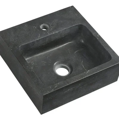 Sapho Blok - roku mazgājamā izlietne 30x30 cm, bez pārplūdes, jaucējkrāna caurums, antracīts 2401-29