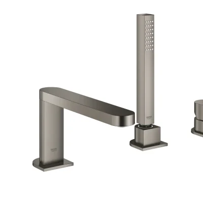 Grohe Plus - vannas maisītājs vannas malai, 4 caurumu montāža, Hard Graphite birstēts 29307AL3