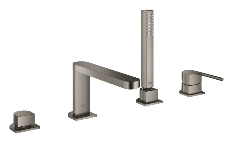 Grohe Plus - vannas maisītājs vannas malai, 4 caurumu montāža, Hard Graphite birstēts 29307AL3