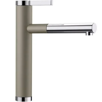 Blanco Linee S - virtuves maisītājs, ar izvelkamu savienojumu, Tartufo/Hroms 518446