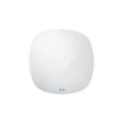 Nimco spogulis - spogulis ar LED apgaismojumu, 70x70 cm, skārienjutīgs sensors, alumīnijs ZP 27001RVX