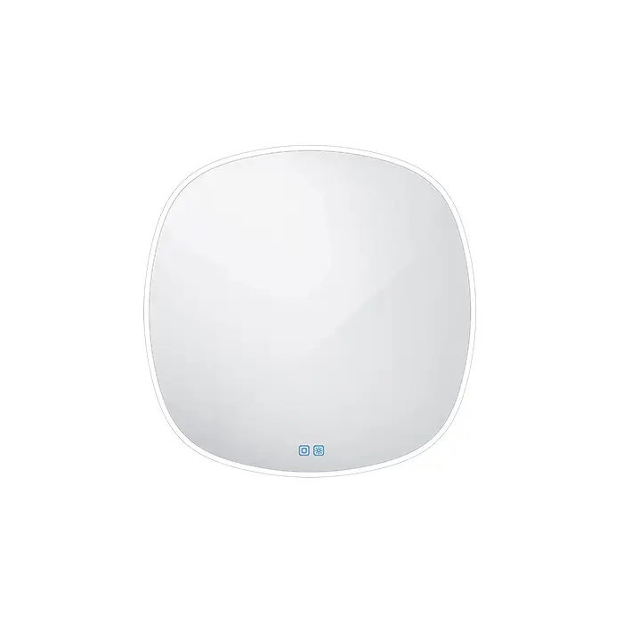 Nimco spogulis - spogulis ar LED apgaismojumu, 70x70 cm, skārienjutīgs sensors, alumīnijs ZP 27001RVX
