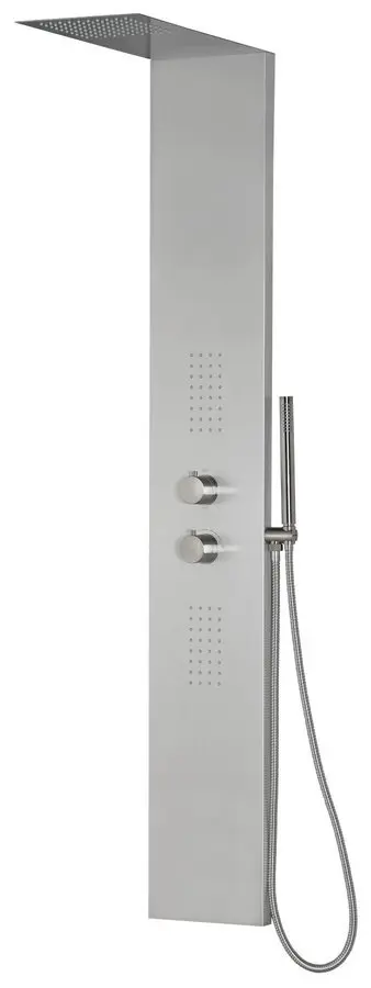 Sapho Grace - dušas panelis 200x1450 mm, nerūsējošais tērauds WN326