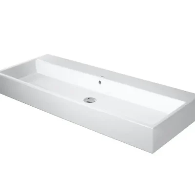 Duravit Vero Air - dubultizlietne 120x47 cm, ar pārplūdi, bez krāna cauruma, balta 2350120060