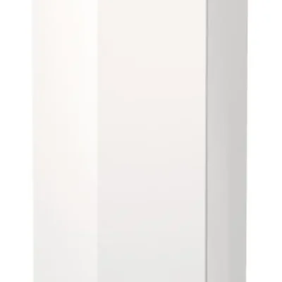 Duravit L-Cube - augstais skapis 132x50x36 cm, kreisais, balts spīdīgs LC1179L2222