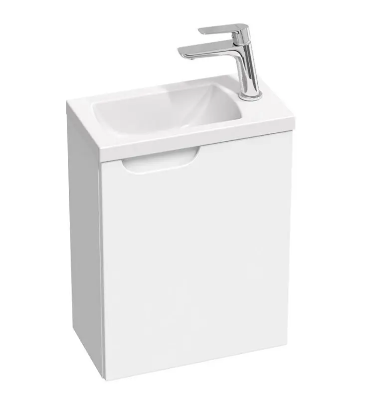 Ravak Classic II - izlietnes skapītis 40x22x50 cm, 1 durvis, eņģes labajā pusē, balts spīdīgs X000001486