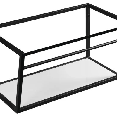 Sapho Ska - konstrukcija ar virsmu zem izlietnes, 75 cm, melns matēts SKA102