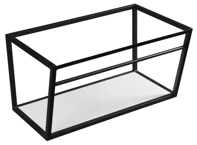 Sapho Ska - konstrukcija ar virsmu zem izlietnes, 75 cm, melns matēts SKA102