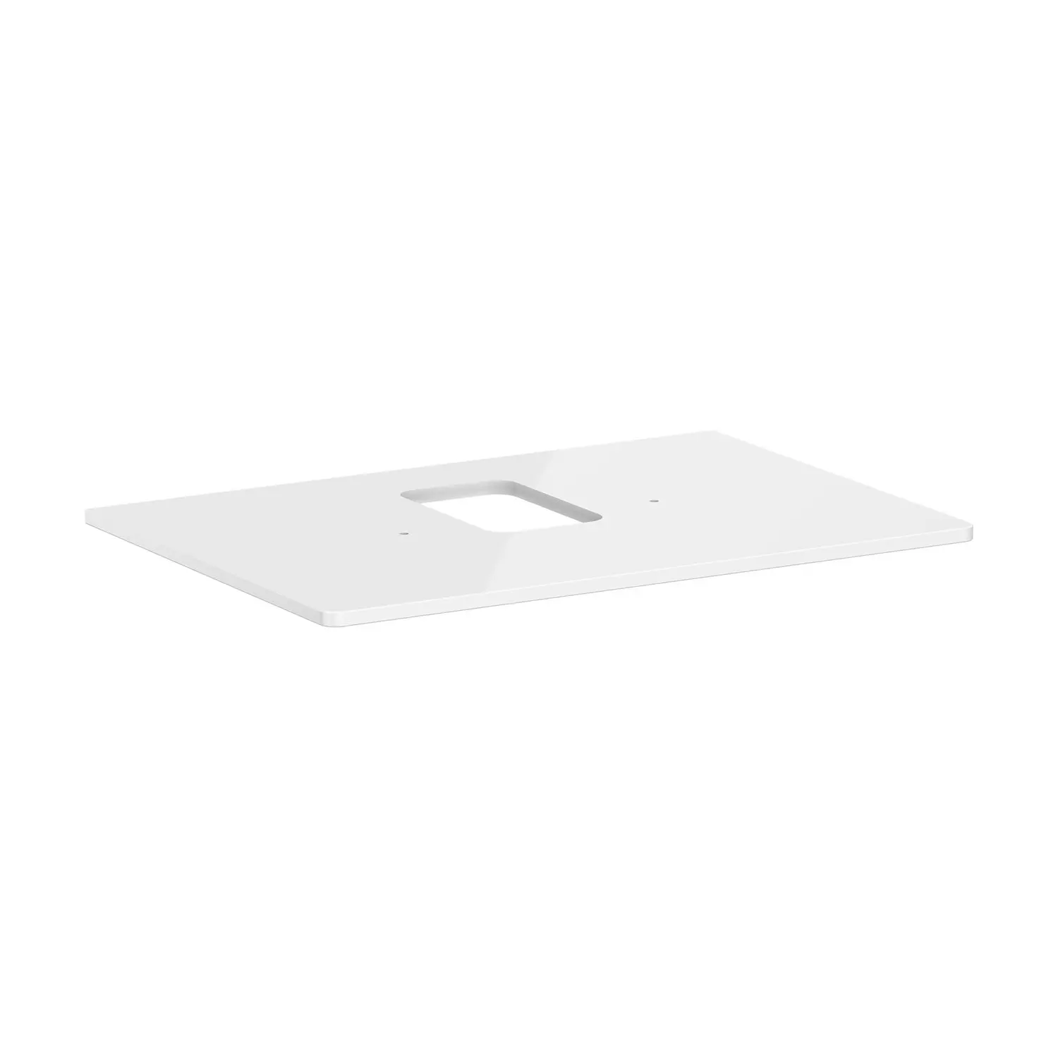 Hansgrohe Xelu Q - izlietnes virsma 78x55 cm, izgriezums vidū, balta spīdīga 54120050