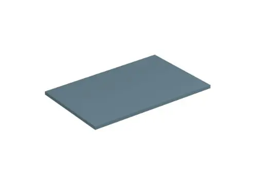 Kludi Icos - izlietnes plātne 80x50 cm, matēts petrolejas tonis 50T80O3