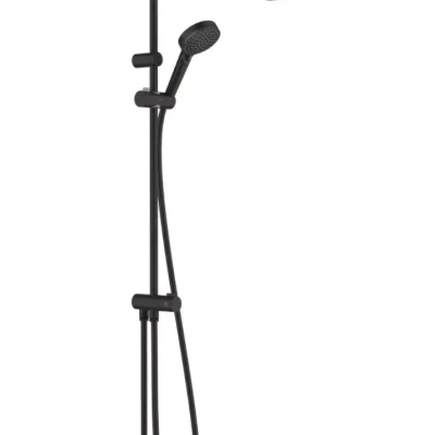 Hansgrohe Vernis Shape - dušas komplekts Showerpipe 230 Reno, EcoSmart, matēti melns 26289670