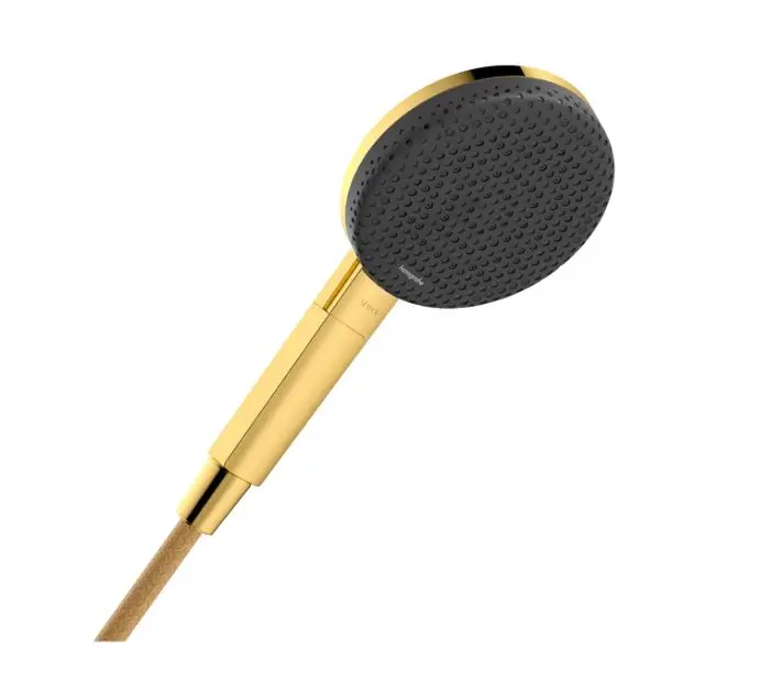 Hansgrohe Raindance Alive Select S - dušas galva, 3 strūklas veidi, pulēta zelta apdare 24500990
