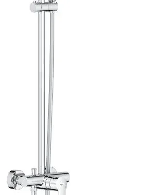 Grohe Vitalio Joy - dušas komplekts 260 ar sienas maisītāju, 3 strūklas, hroms 27684001