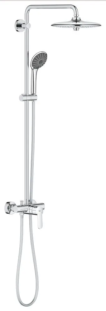 Grohe Vitalio Joy - dušas komplekts 260 ar sienas maisītāju, 3 strūklas, hroms 27684001
