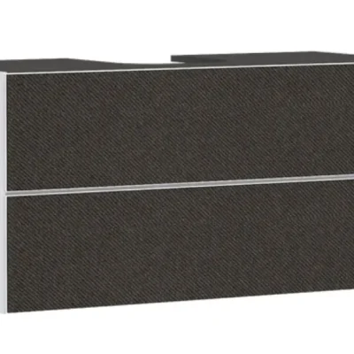 Hansgrohe Xevolos E - izlietnes skapītis, 118x56x55 cm, 2 atvilktnes, matēti balts/tekstils tumši pelēks 54193660