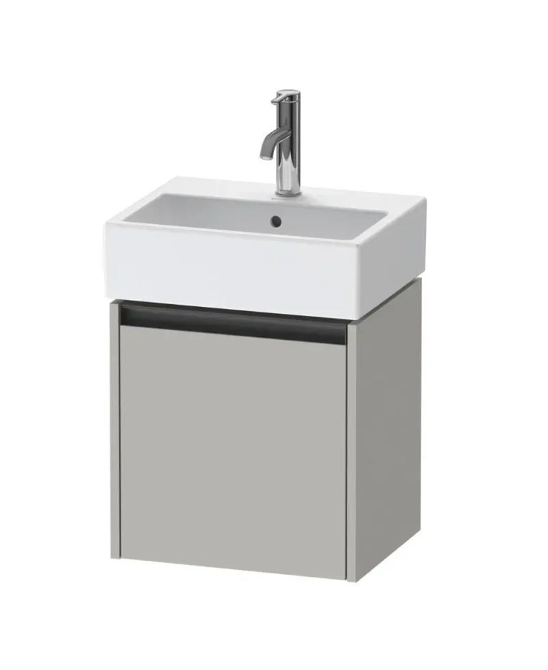 Duravit Ketho.2 - izlietnes skapītis 44x43x34 cm, 1 durvis, eņģes labajā pusē, matēti pelēks K25070L07070000
