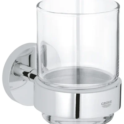 Grohe QuickFix Start - zobu birstes trauks ar turētāju, stikls/hroms 41194000