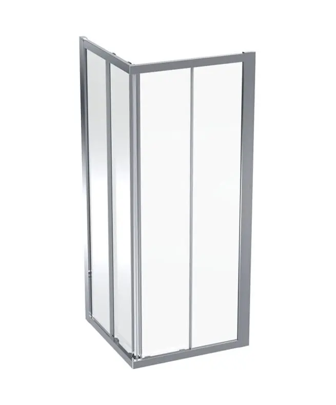 Geberit GEO - dušas kabīne 80x80 cm, sudrabs/caurspīdīgs stikls 560.112.00.2