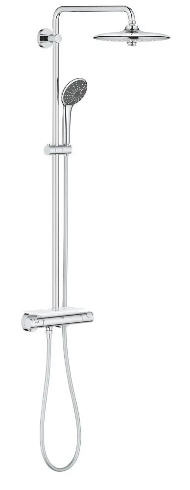 Grohe Vitalio Joy - dušas komplekts 260 ar termostatu, 3 strūklas veidi, hroms 26403001