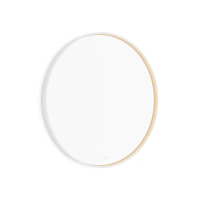 Nimco - spogulis ar LED apgaismojumu, diametrs 80 cm, divi skārienjutīgi sensori, matēti balts ZPB 31002RVX-05