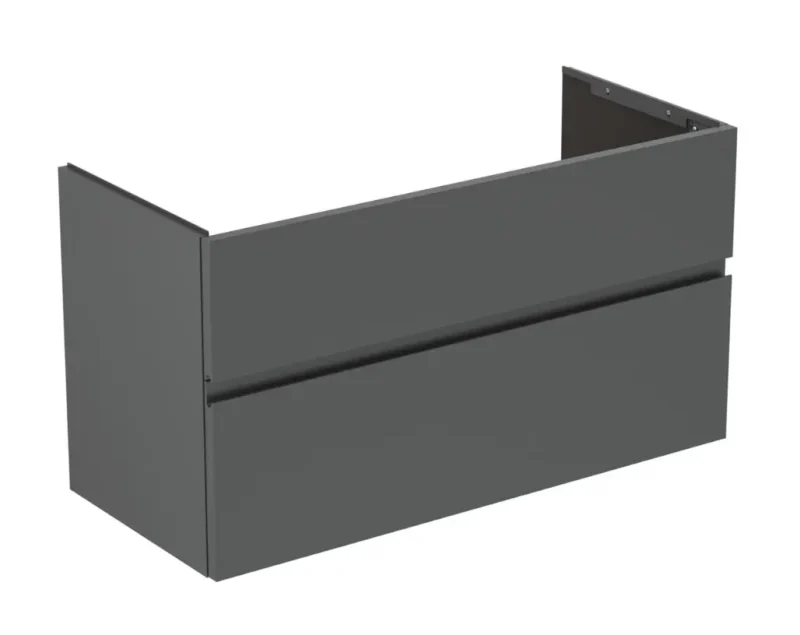 Ideal Standard Finesse - izlietnes skapītis, 100x44x55 cm, 2 atvilktnes, matēti antracīta E3388Y2
